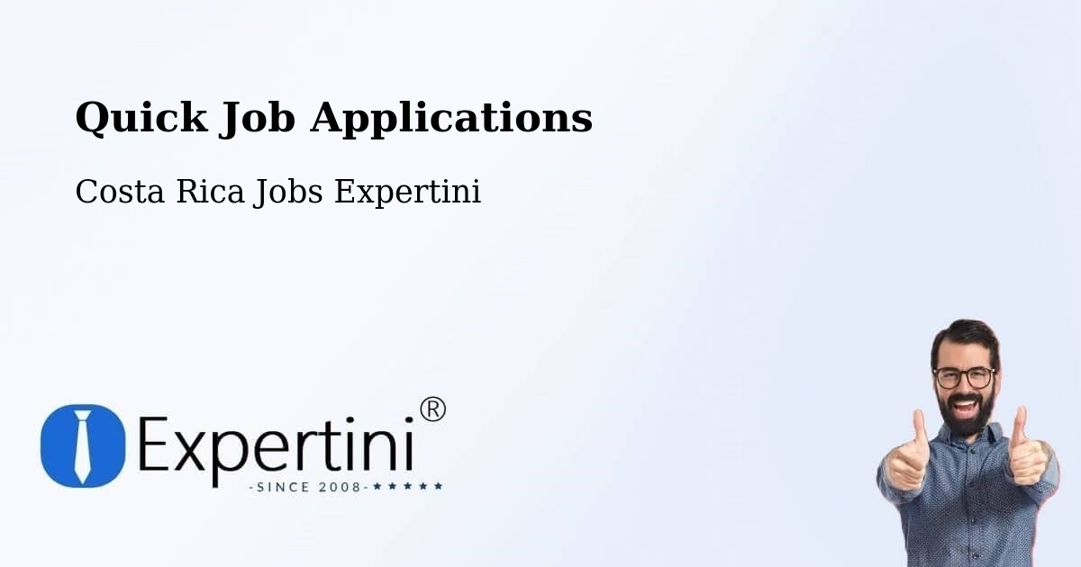 Quick Job Applications - Costa Rica Jobs Expertini